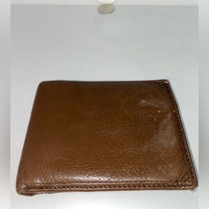Vintage Mancini Brown Leather Wallet